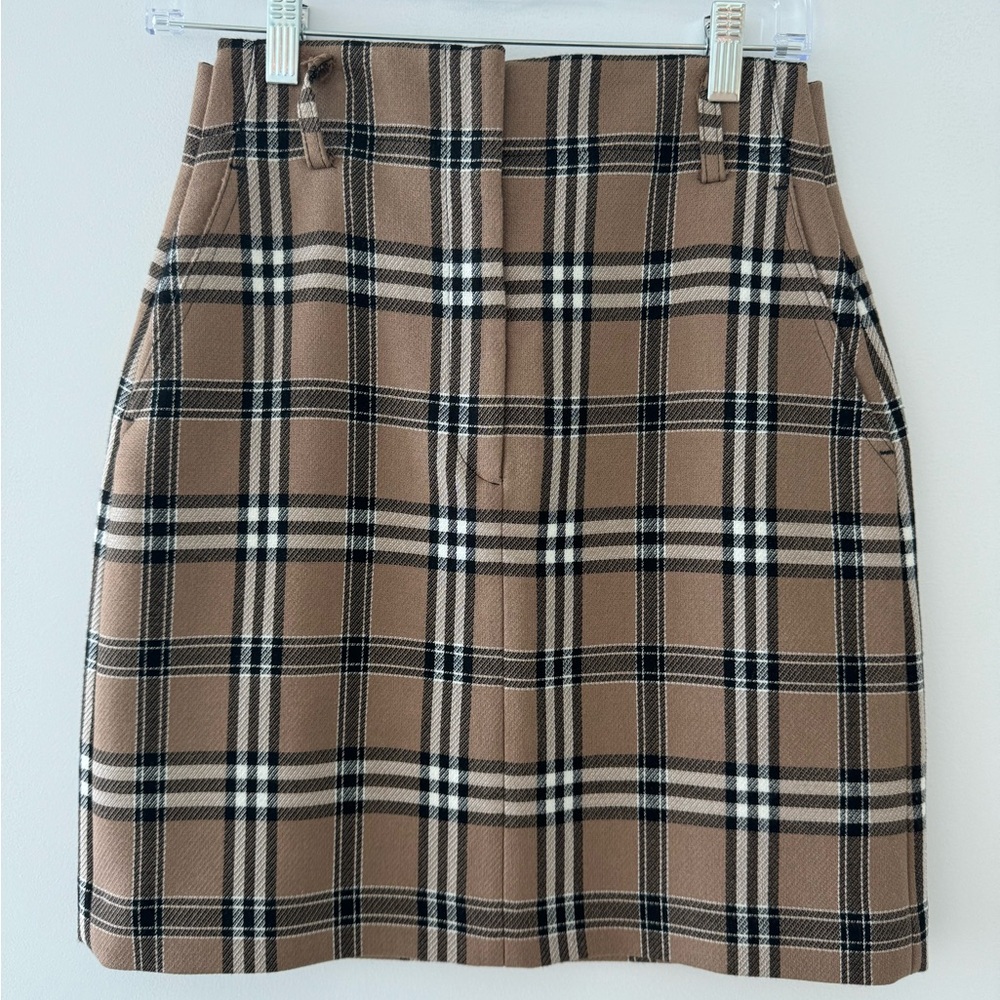 Sandro plaid style skirt size 1 / small